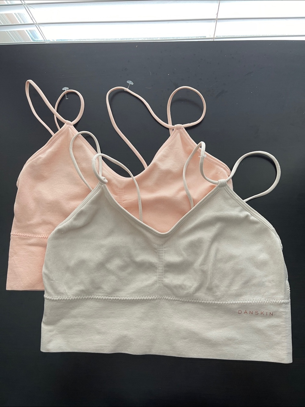 Set of 2 Danskin Intimates Seamless Bralettes - Size M